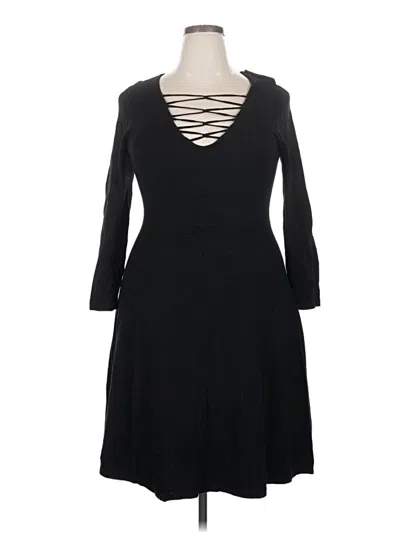Pre-owned Torrid Casual Dress In Black