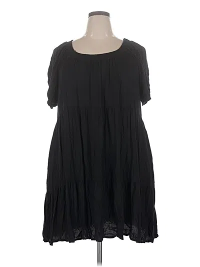 Pre-owned Torrid Casual Dress In Black