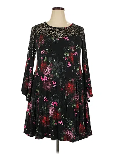 Pre-owned Torrid Casual Dress In Black