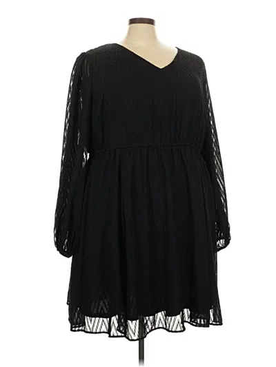 Pre-owned Torrid Casual Dress In Black