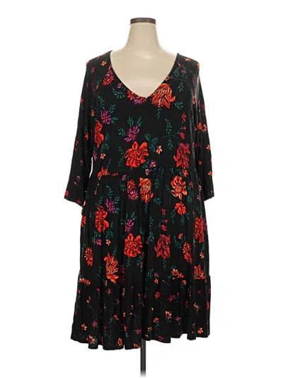 Pre-owned Torrid Casual Dress In Black