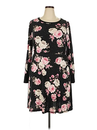 Pre-owned Torrid Casual Dress In Black