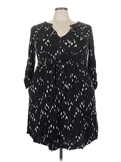 Pre-owned Torrid Casual Dress In Black
