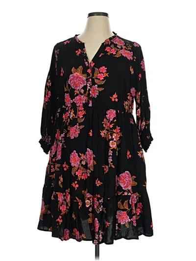 Pre-owned Torrid Casual Dress In Black