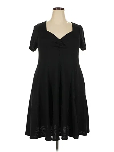 Pre-owned Torrid Casual Dress In Black