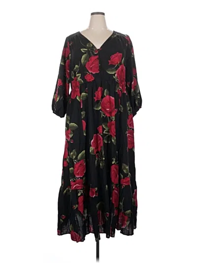 Pre-owned Torrid Casual Dress In Black