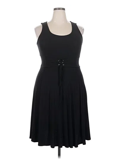Pre-owned Torrid Casual Dress In Black