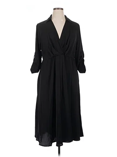 Pre-owned Torrid Casual Dress In Black