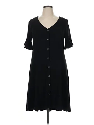 Pre-owned Torrid Casual Dress In Black
