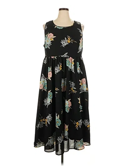 Pre-owned Torrid Casual Dress In Black