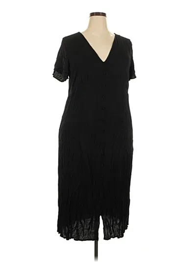 Pre-owned Torrid Casual Dress In Black