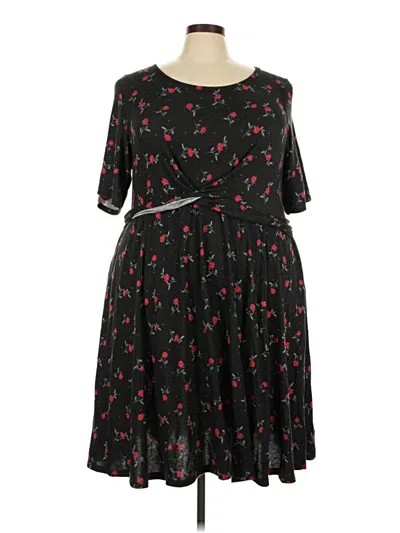 Pre-owned Torrid Casual Dress In Black