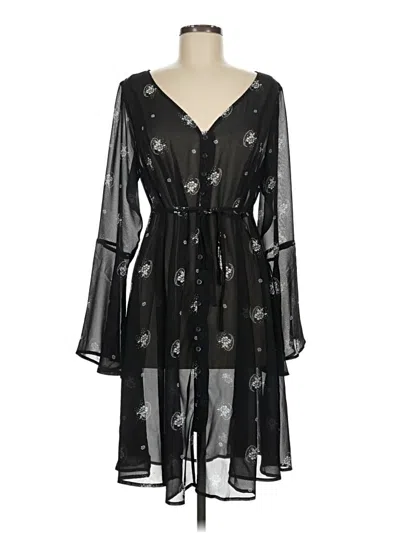 Pre-owned Torrid Casual Dress In Black