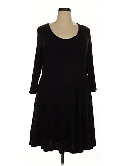 Pre-owned Torrid Casual Dress In Black