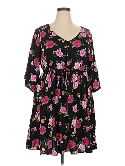 Pre-owned Torrid Casual Dress In Black