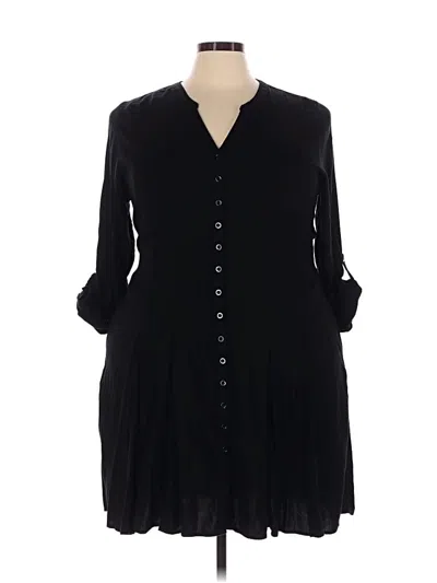 Pre-owned Torrid Casual Dress In Black