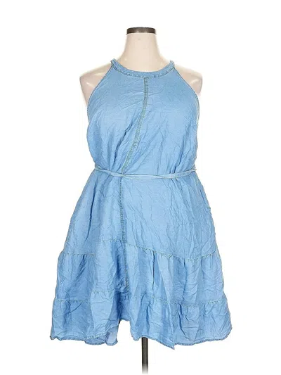 Pre-owned Torrid Casual Dress In Blue