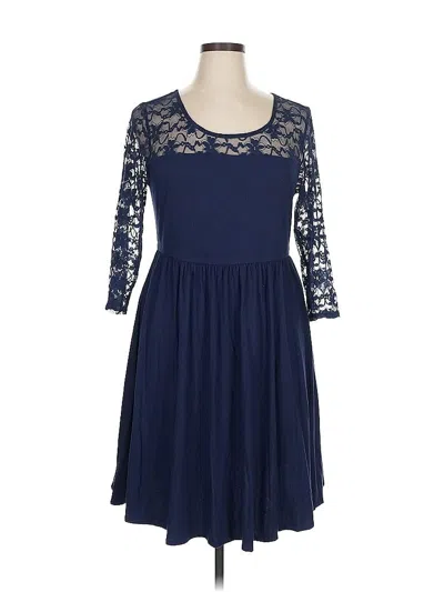 Pre-owned Torrid Casual Dress In Blue