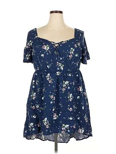 Pre-owned Torrid Casual Dress In Blue