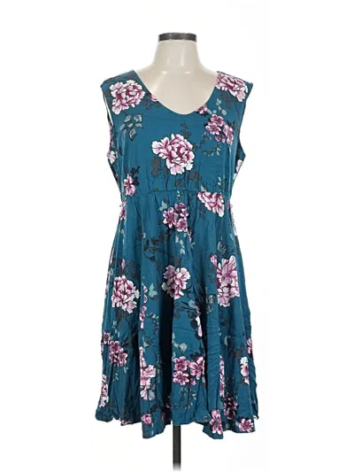 Pre-owned Torrid Casual Dress In Blue