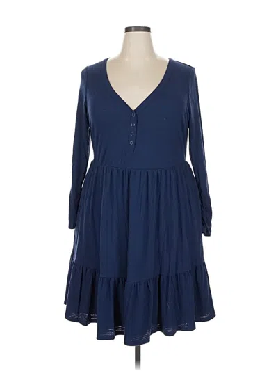 Pre-owned Torrid Casual Dress In Blue