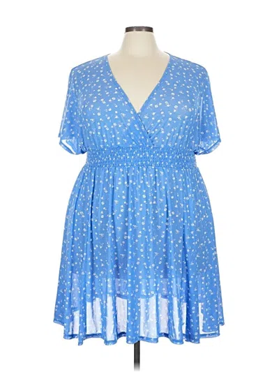 Pre-owned Torrid Casual Dress In Blue