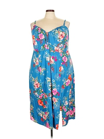 Pre-owned Torrid Casual Dress In Blue