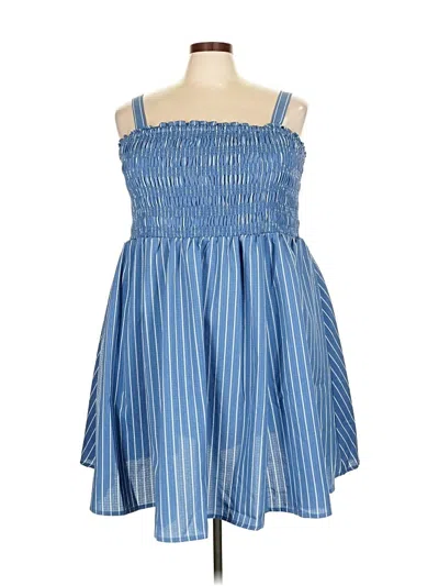 Pre-owned Torrid Casual Dress In Blue