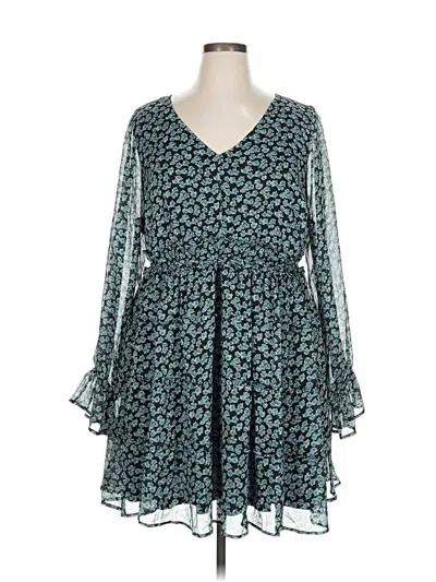 Pre-owned Torrid Casual Dress In Blue