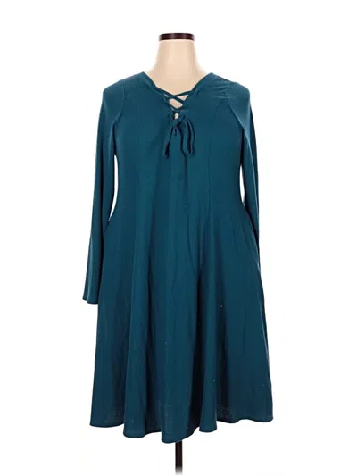 Pre-owned Torrid Casual Dress In Blue