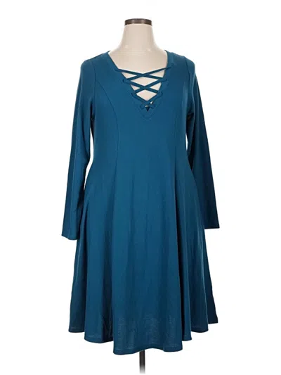 Pre-owned Torrid Casual Dress In Blue