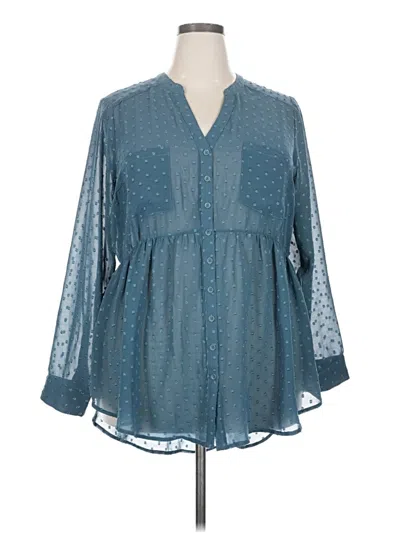 Pre-owned Torrid Casual Dress In Blue