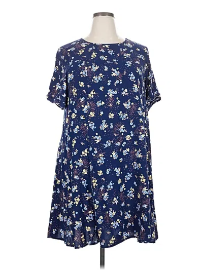 Pre-owned Torrid Casual Dress In Blue