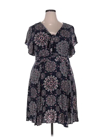Pre-owned Torrid Casual Dress In Blue
