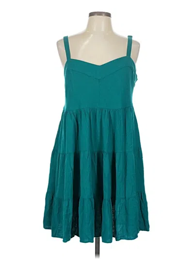 Pre-owned Torrid Casual Dress In Blue