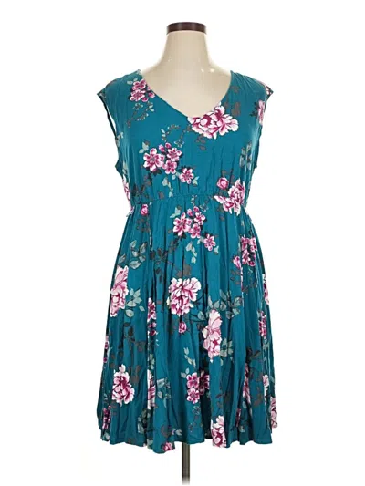 Pre-owned Torrid Casual Dress In Blue