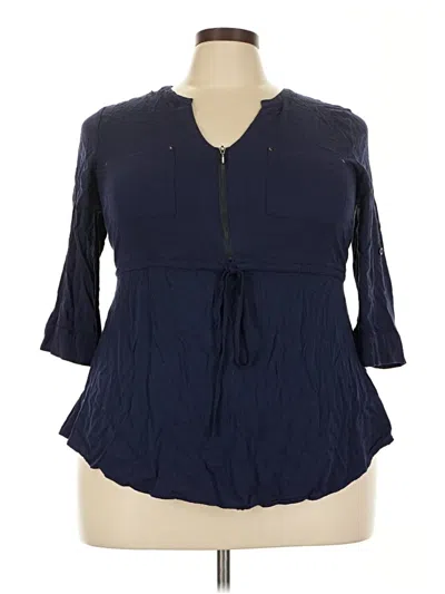 Pre-owned Torrid Casual Dress In Blue