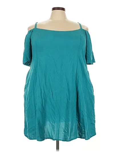 Pre-owned Torrid Casual Dress In Blue
