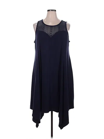 Pre-owned Torrid Casual Dress In Blue