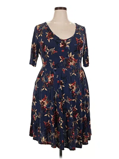 Pre-owned Torrid Casual Dress In Blue