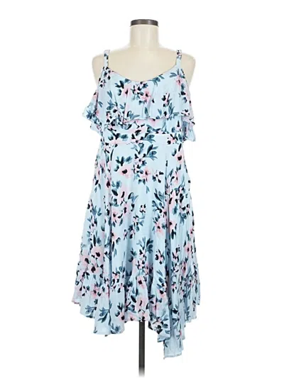 Pre-owned Torrid Casual Dress In Blue