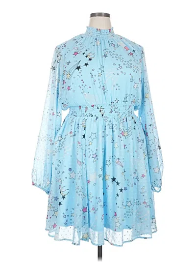 Pre-owned Torrid Casual Dress In Blue