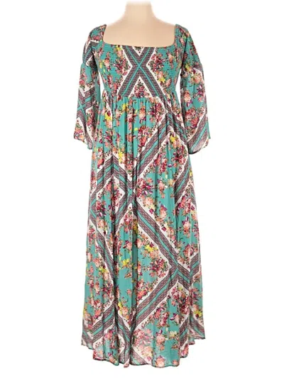 Pre-owned Torrid Casual Dress In Blue