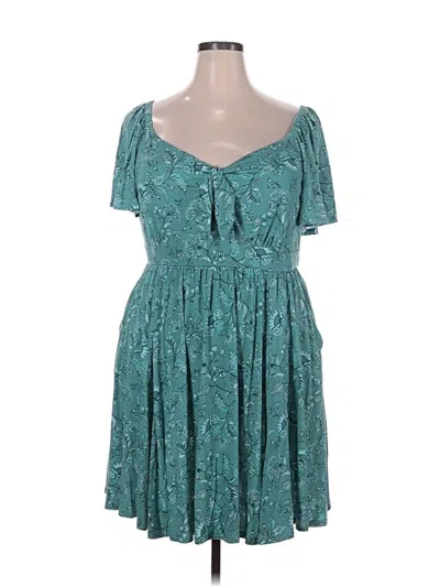 Pre-owned Torrid Casual Dress In Blue