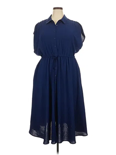 Pre-owned Torrid Casual Dress In Blue