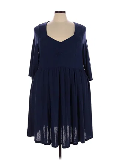 Pre-owned Torrid Casual Dress In Blue