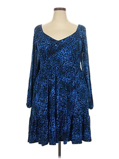 Pre-owned Torrid Casual Dress In Blue