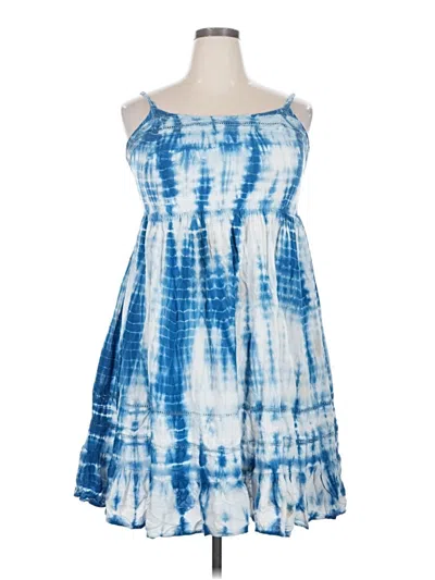 Pre-owned Torrid Casual Dress In Blue