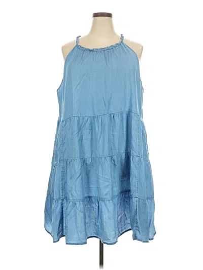 Pre-owned Torrid Casual Dress In Blue