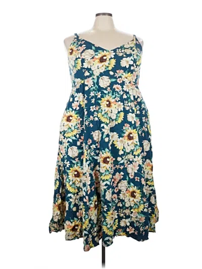 Pre-owned Torrid Casual Dress In Blue